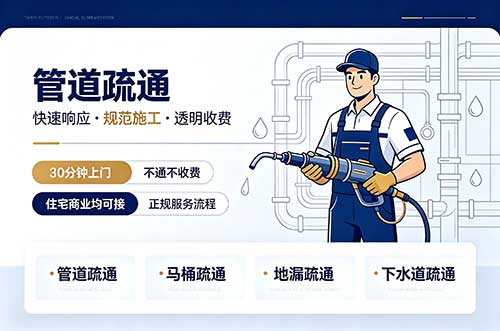 岗侨管道疏通