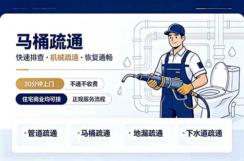 岗侨马桶疏通